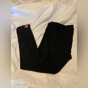 Cotton leggings XL black NWOT